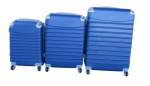 Smte 3 Piece Luggage Set Blue With Keychain