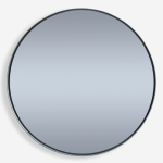 Emerging Creatives Deep Frame Round Mirror 1200 - Smoke