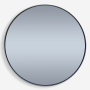 Emerging Creatives Deep Frame Round Mirror 1200 - Smoke