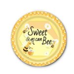 Bee Paper Plates Sweet As Can Bee LARGE-8