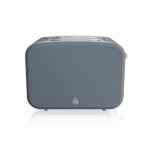 Swan Nordic 2 Slice Toaster Slate Grey
