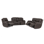 Calgan Lyla 3 Action Recliner Full Leather Lounge Suite