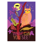 What Can You See? Mindfulness Art Print