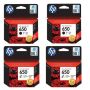 HP 650 Ink Combo Pack - 2 X650 Black & 2 X 650 Colour