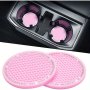 2PCS Silicone Car Cup Holder Coasters Universal Anti Slip Insert Coasters For Vehicle Interior Accessories