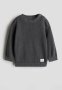 Cotton-knit Jumper - Dark Grey
