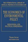 The Economics Of Environmental Policy - Behavioral And Political Dimensions Hardcover