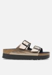 Birkenstock Arizona Platform Narrow - Metallic Taupe