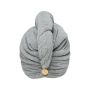 Fast-drying Microfiber Towel With Built-in Button & Loop Closure - Grey