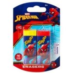 Spiderman 2 Pastel Primary Erasers - Multi-colour