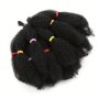 30.48 Cm Synthetic Ombre Braiding Hair Afro Kinky Bulk Braids Bug Brown Color Curly Crochet Braids Hair Extension