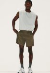 Short Sports Shorts - Khaki Green