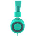 Polaroid Foldable Headphones Grey &turquoise