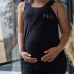 Overlap Wrap Tank Top Black - XL Black
