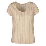 Sheer Stripe T-Shirt - Stone L