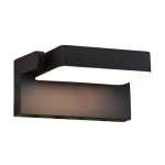 Elenor Metal LED Outdoor Wall Light Black