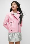 PoP Candy Faux Leather Jacket - Pink