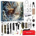 Survival Kit Advent Calendar For Men - Survival Tools Advent Calendar For Adult Teen 24 Days Christmas Countdown - 2025 Xmas Hol