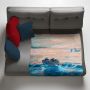 Gone Fishing Light Weight Fleece Blanket By Botha Louw