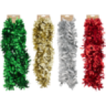 Christmas Tinsel 5-PLY 10CM X 2M Colour May Vary