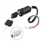 5 Pcs Motorcycle Female Plug Ignition Key Switch Set