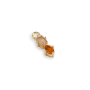 Suncatcher Sleeper Charm Three: With Morganite & Citrine - Sterling Silver / Pair