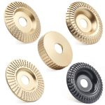 5PCS Angle Grinder Wood Carving Disc Set 4 And 4 1 2 Angle Grinder Attachments With 5 8 Inch Arbor Grinder Cutting Disc Wood Sha