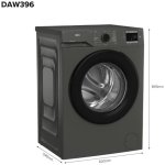 Defy 8KG Manhatten Grey Front Loader Washing Machine - DAW396