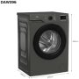 Defy 8KG Manhatten Grey Front Loader Washing Machine - DAW396