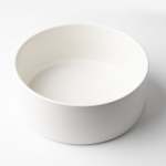 Flat Stackable Salad Bowl Choose From 6 Colours - White