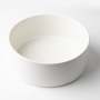 Flat Stackable Salad Bowl Choose From 6 Colours - White