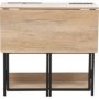 Viron Folding Desk With Plugs And Charging Ports