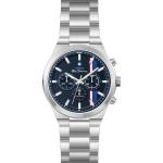 Ben Sherman Men's Stainless Steel Chronograph Watch With Blue Dial & Silver Bracelet