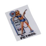 Petrol Lady 3D Gel Dome Sticker - Autostyle Motorsport South Africa