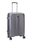 POLO Stellar Large 4 Wheel Trolley Case Grey