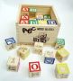 48-PIECE Educational Wooden Abc Blocks