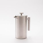 Caf Coffee And Tea Plunger Stainless Steel Silver