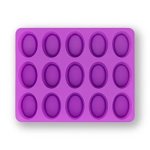 Oval 15 Cavity Silicone Mould