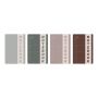 4 Set Of Printed Cover And Mixed Colours Note Book