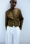 Short Jacket - Dark Khaki Green
