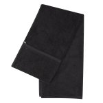 Black Gym Towel