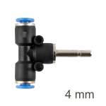AirCraft Insert T-joint Pu 4MM