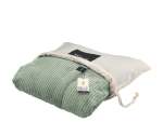 Footsak Cover - Cord - Velours - Duck Egg