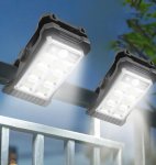 Portable Solar Clip Lights Motion Sensor