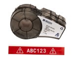 Brady Labels M21-500-595-RD 12.7X6.4M Black On Red Self-adhesive Box Of 6.4 M - At A Discount