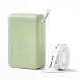 NB120 - - D110 - Portable Label Bluetooth Printer Incl Free Label Roll 15X30MM Green