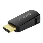 Orico HDMI To Vga + Audio Adapter - Black - Xd-hlfv-bk-bp
