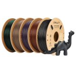 Hyper Pla Carbon Fibre Filament 1KG 1.75MM - Grey Yellow