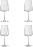Bormioli Rocco Pack Of 4 E5038 Wine Glass Set