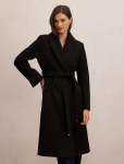 Clarissa Wrap Coat - 16 Black